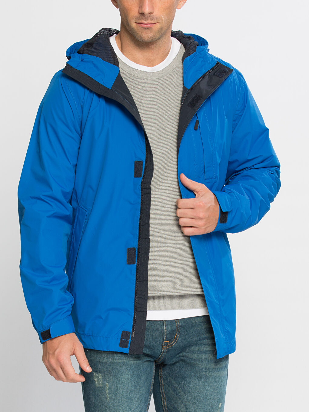 Saks Mavi Şişme Mont