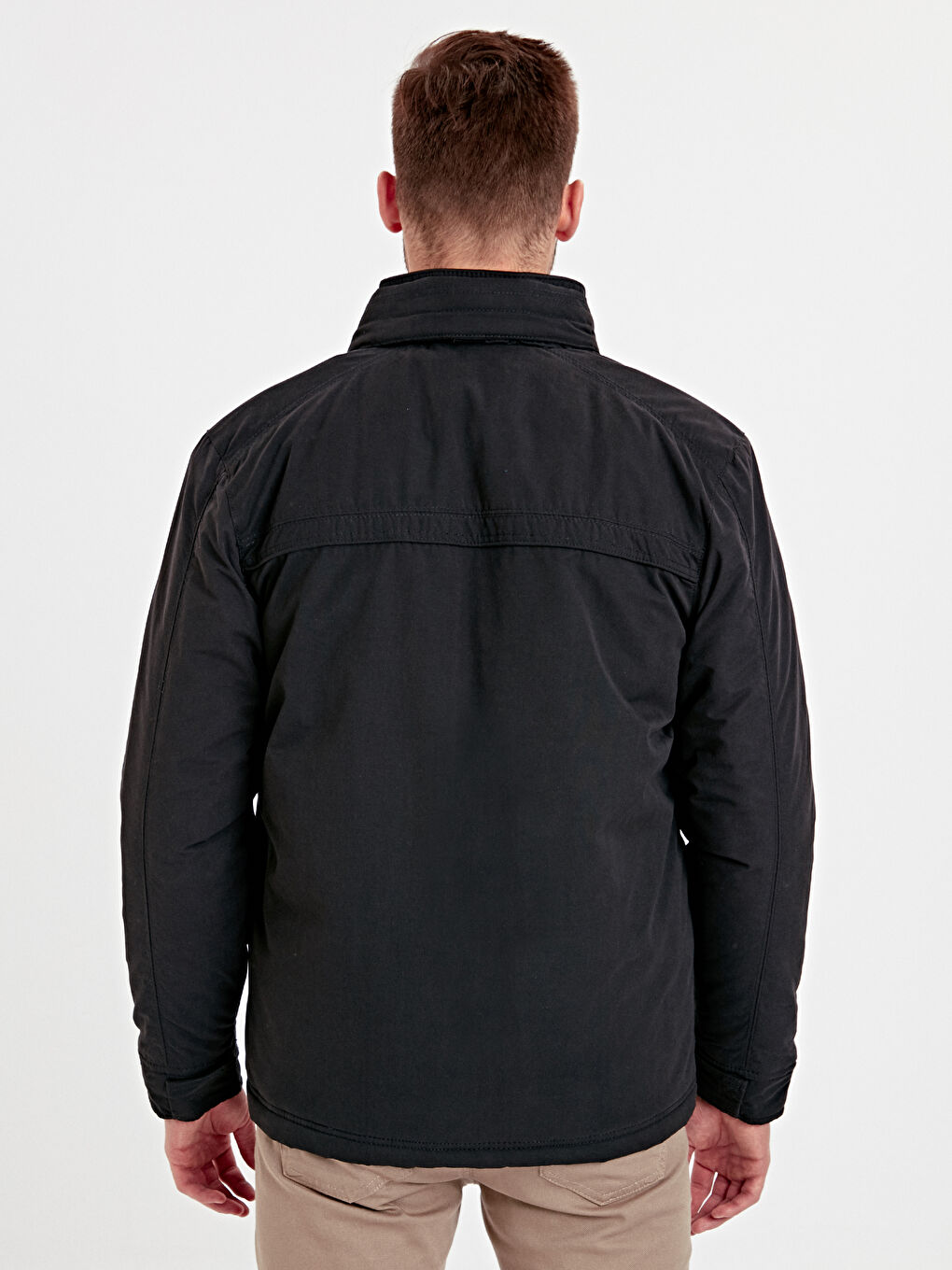 Lacivert Şişme Mont-3