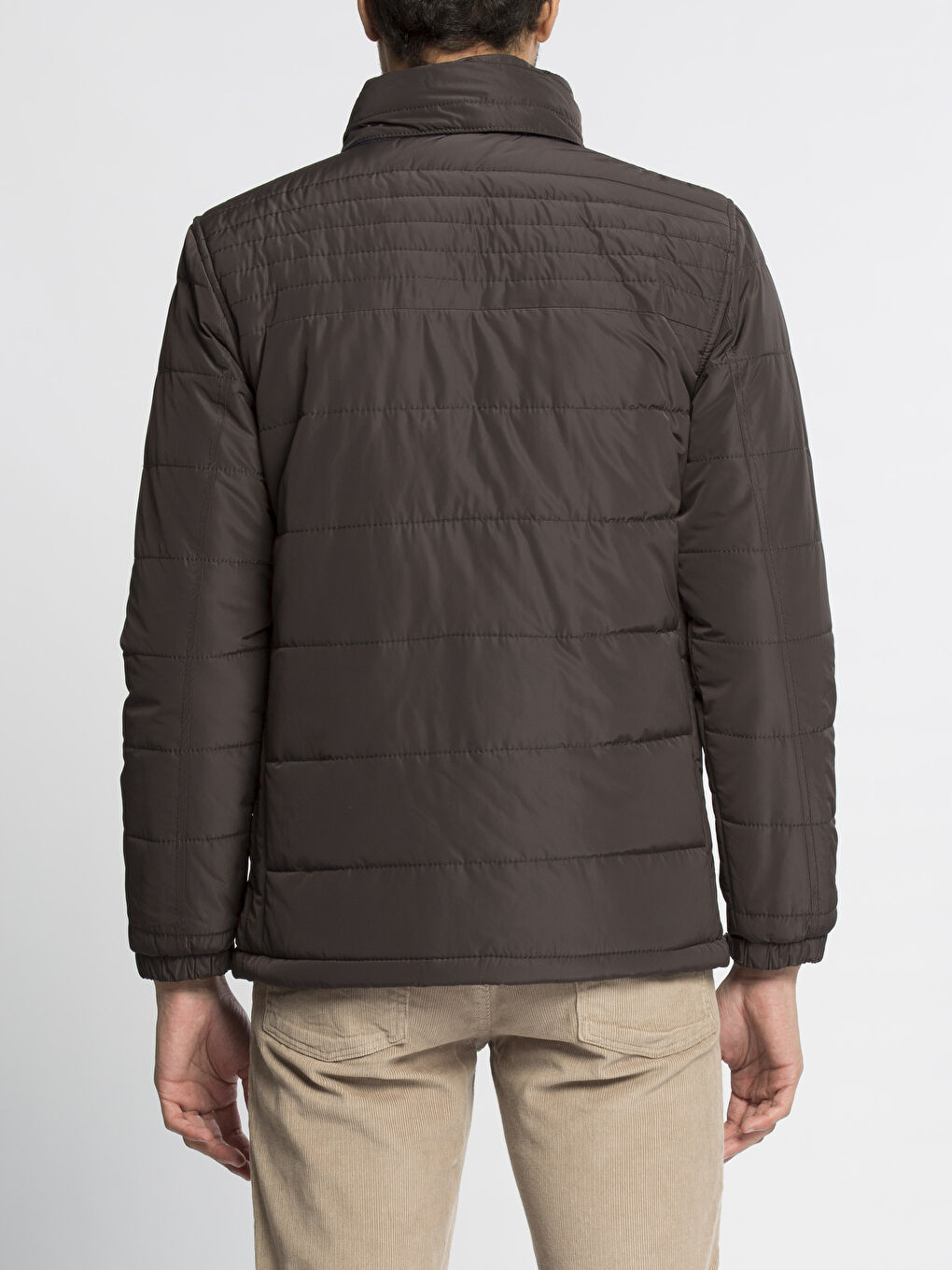 Mann BRAUN Steppmantel-2