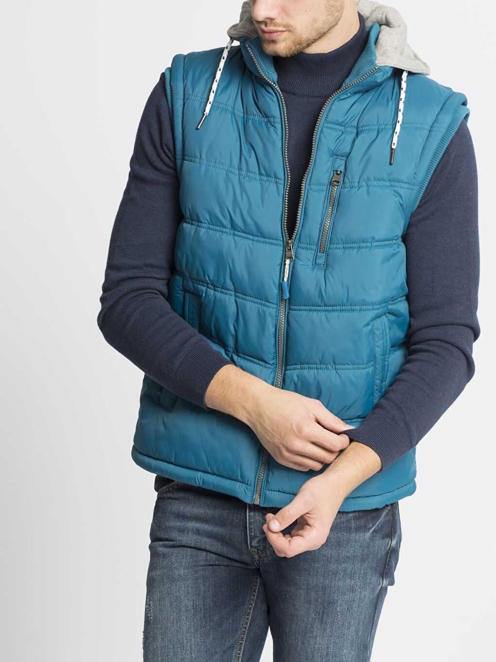 Gilet TURQUOISE Homme
