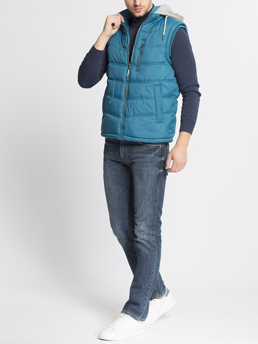 Gilet TURQUOISE Homme-3
