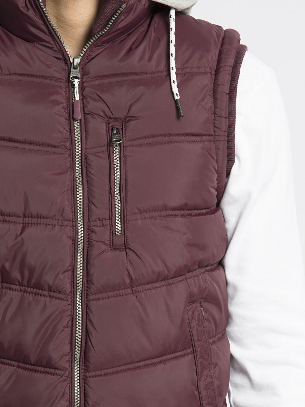 Gilet ROUGE BORDEAUX Homme-4