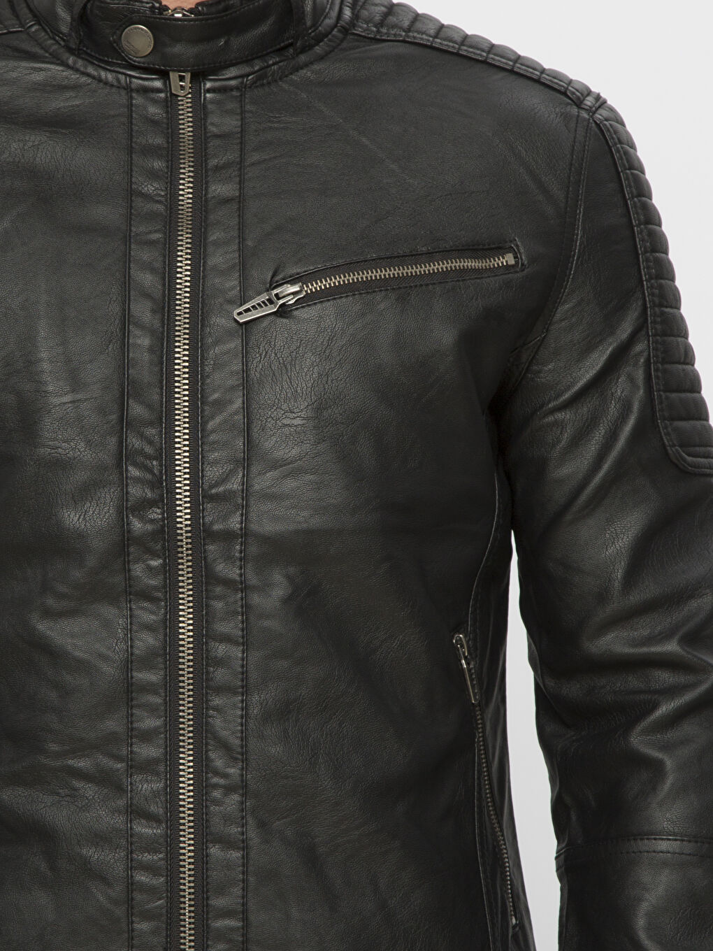 Siyah Şişme Mont-4