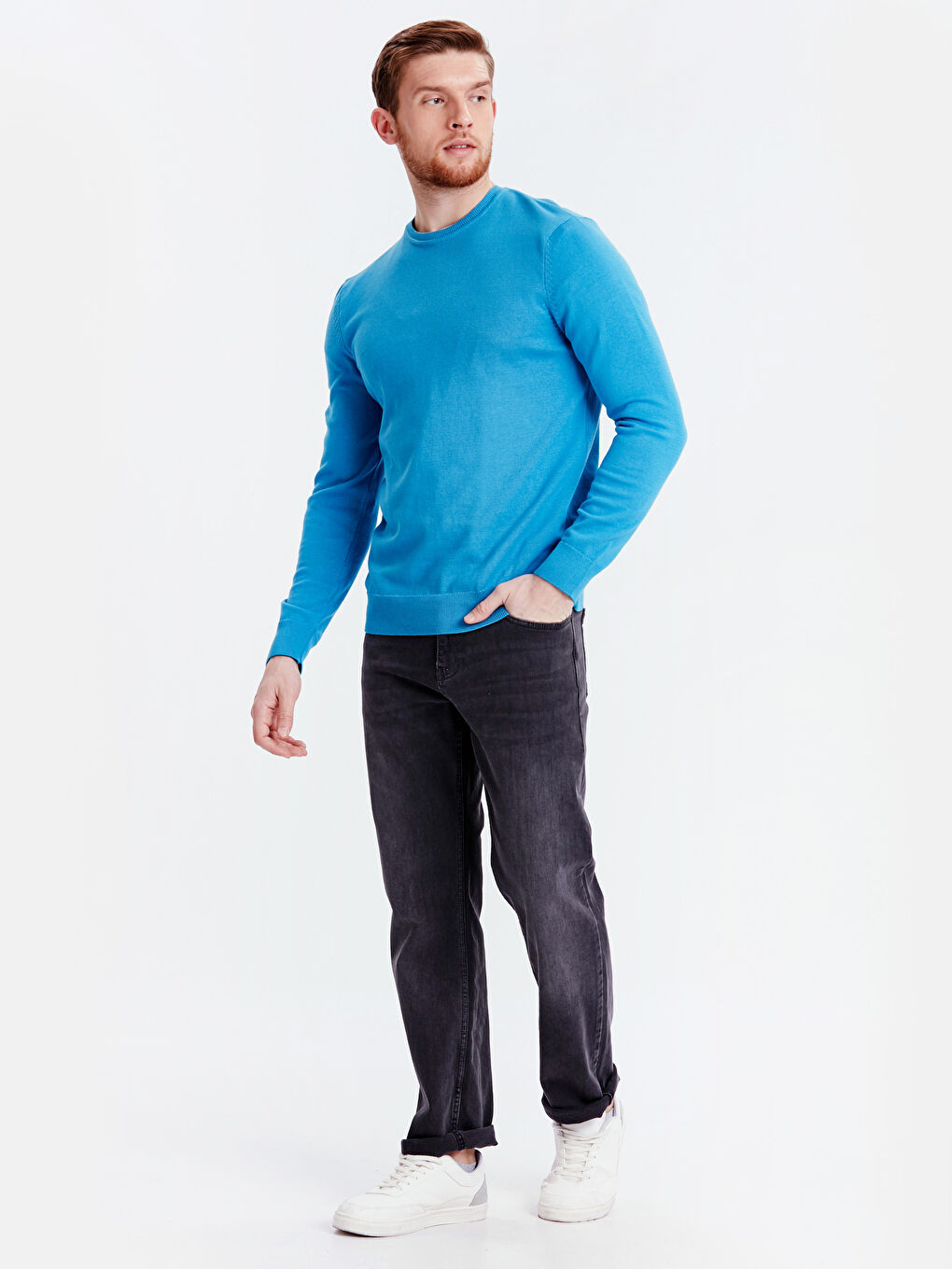 Man BLUE Sweater-2
