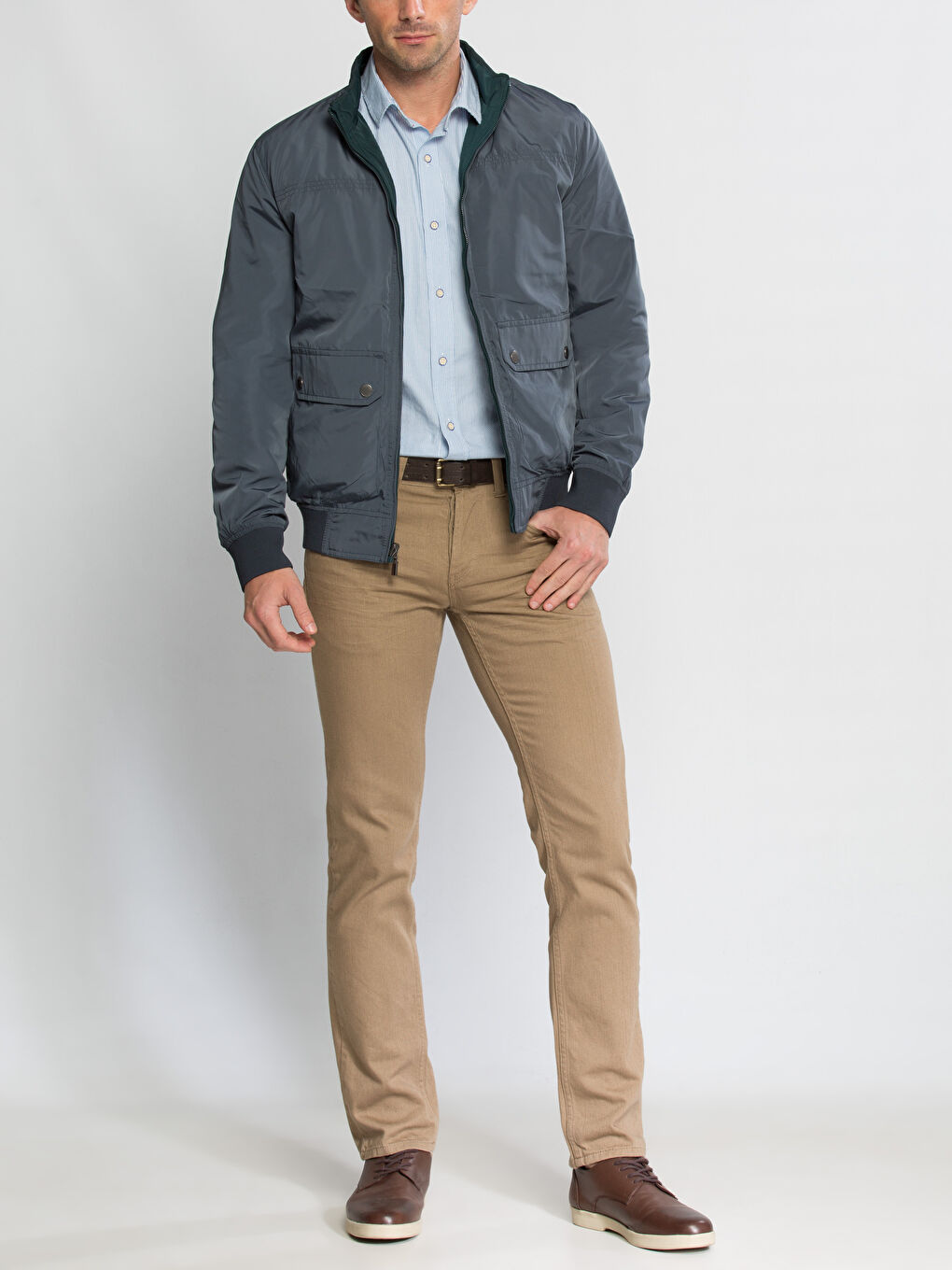 Manteau VERT Homme-6