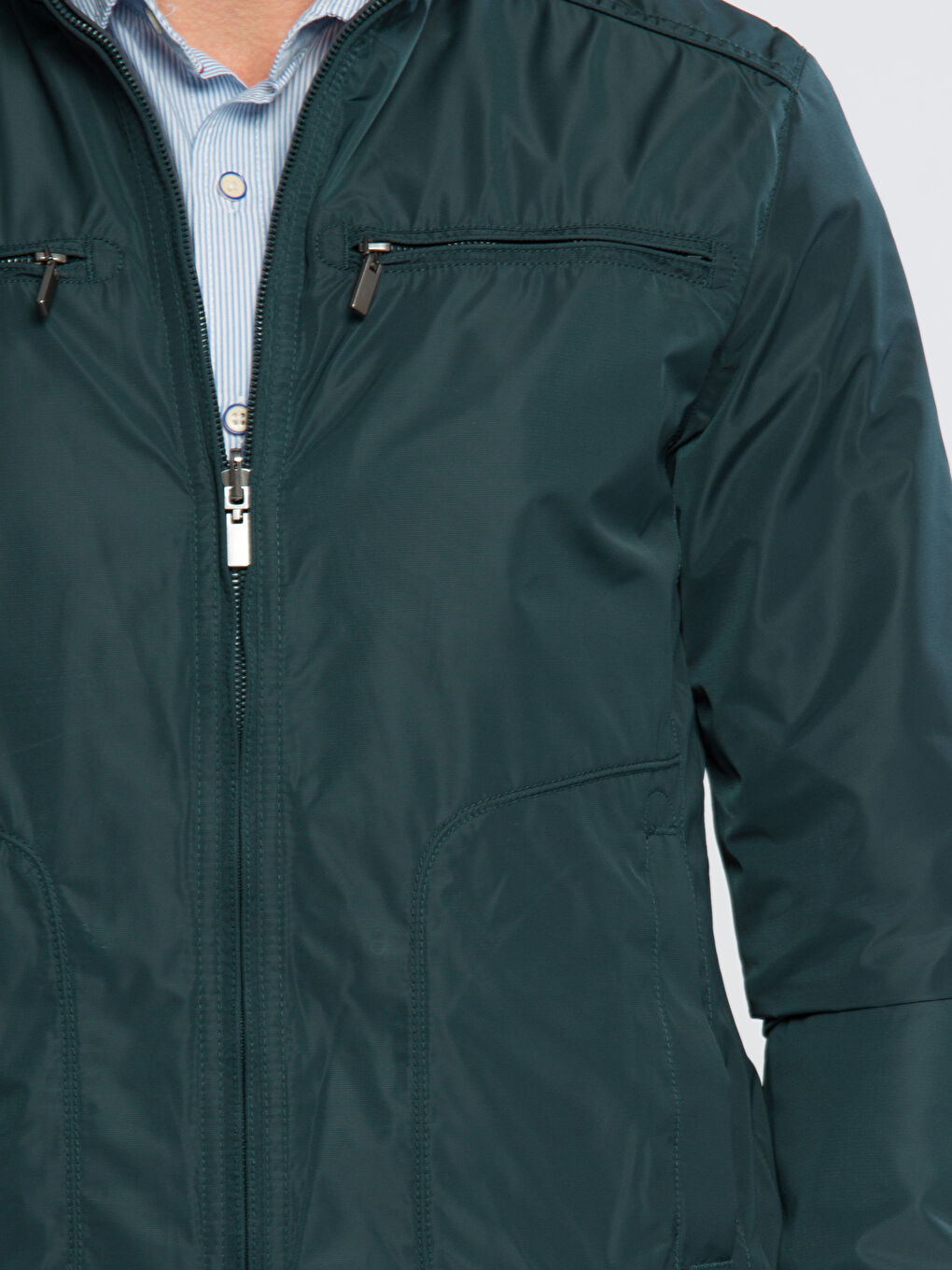 Manteau VERT Homme-7