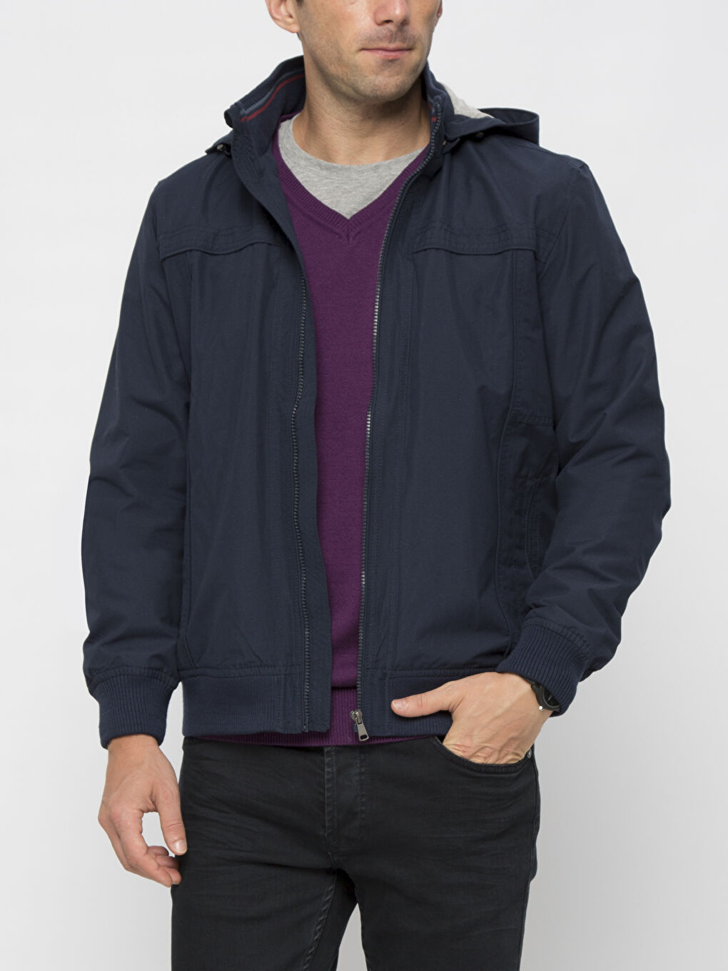 Man NAVY Coat
