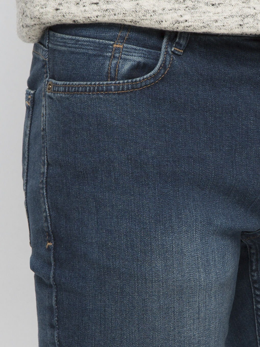 Orta İndigo Rodeo Jean Pantolon-3