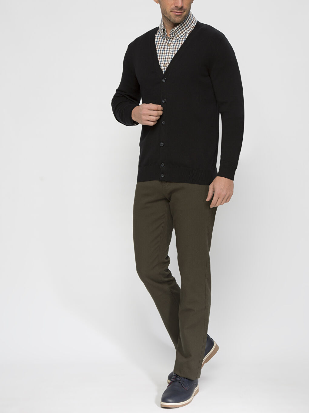 Man BLACK Cardigan-2