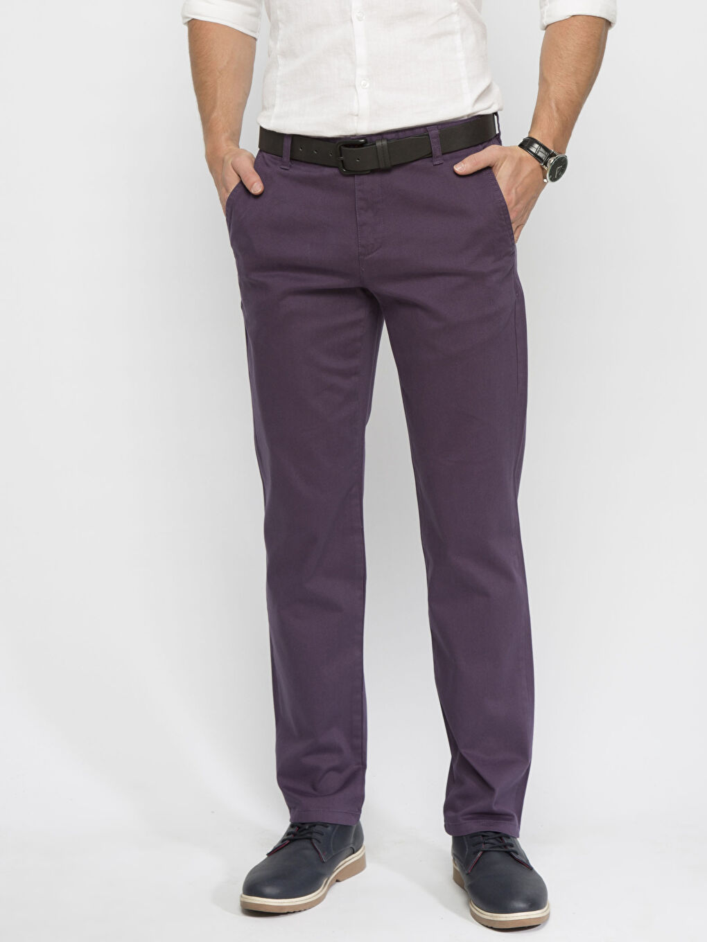 Pantalon chino VIOLET Homme