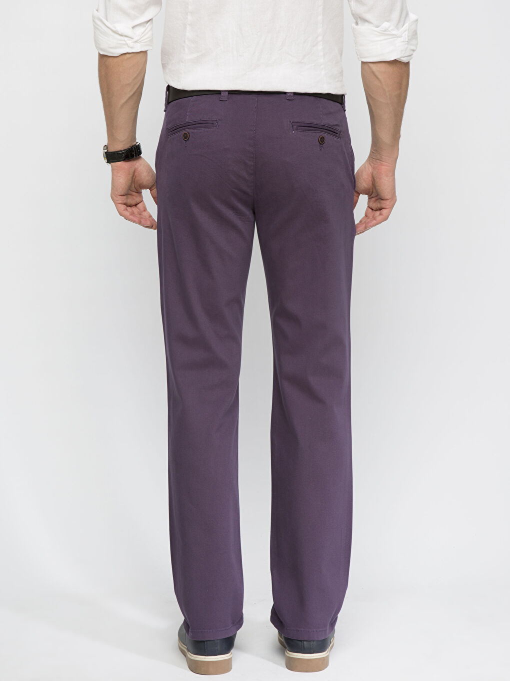 Pantalon chino VIOLET Homme-1