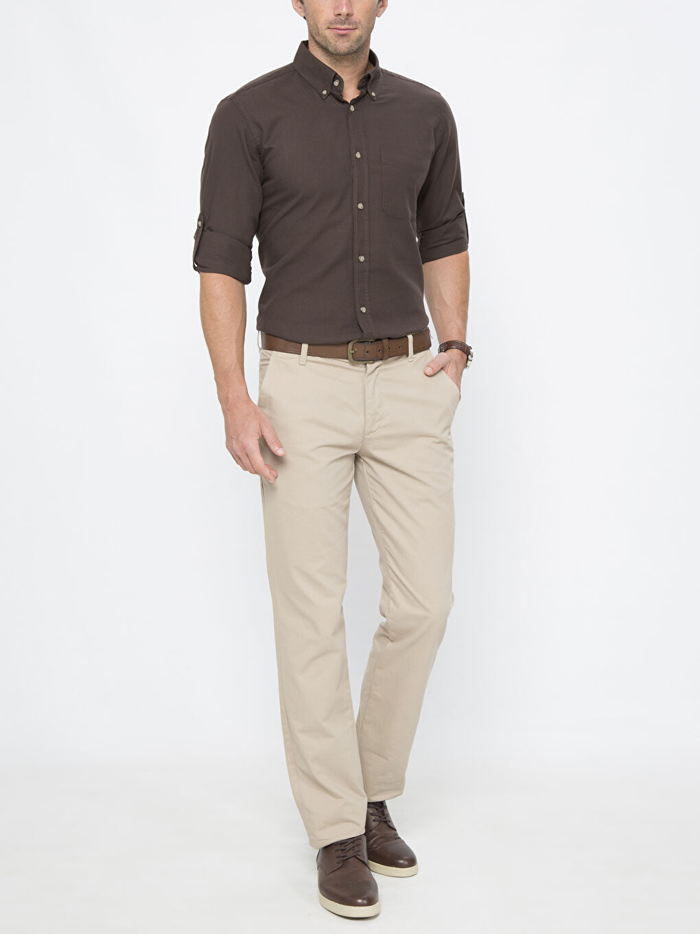Man BROWN Shirt-2