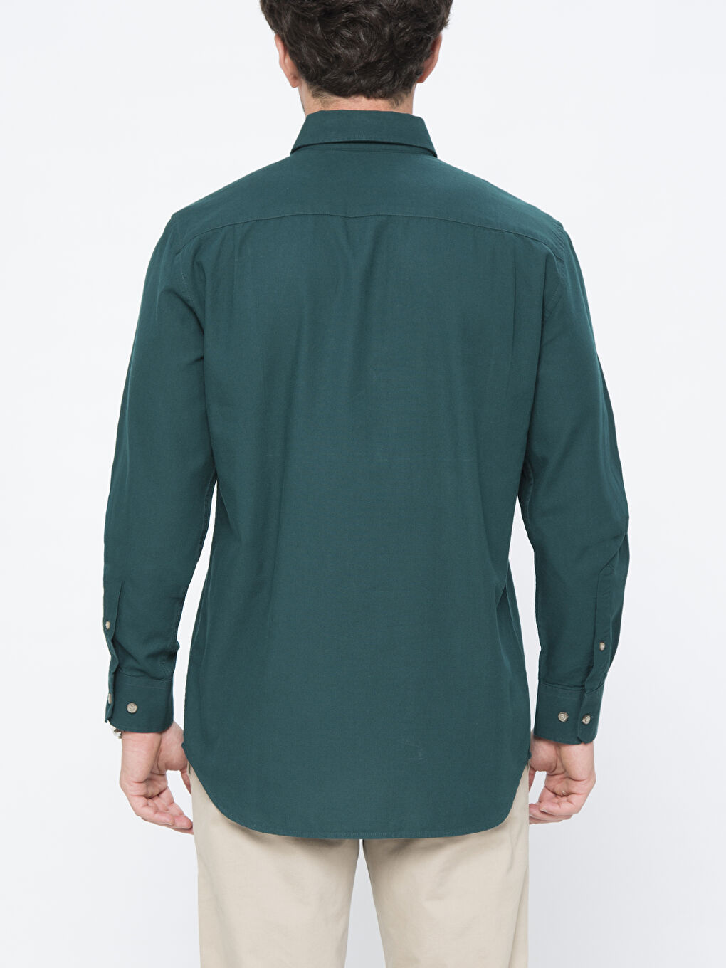 قميص اخضر رجال-1