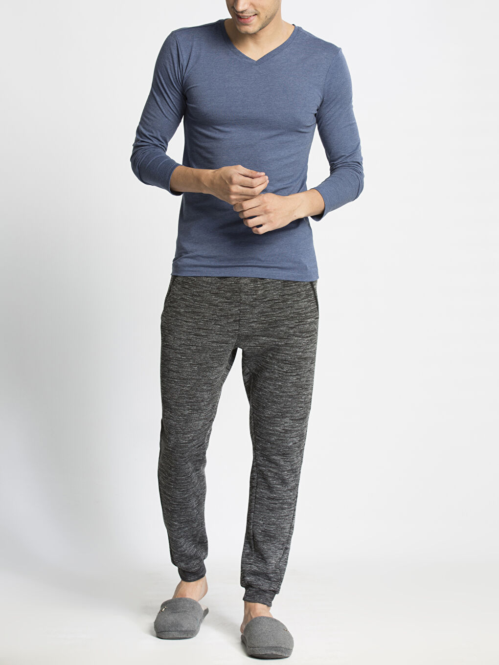 İndigo Indıgo Melanj İç Giyim Atlet-2