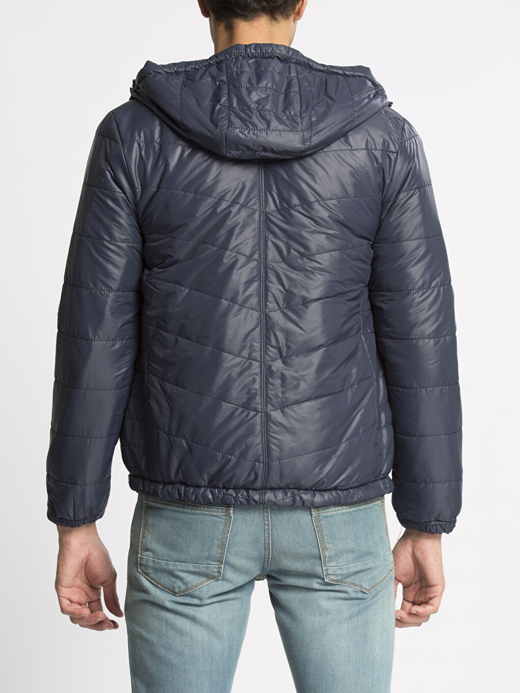 Man INDIGO Puffer Coat-2