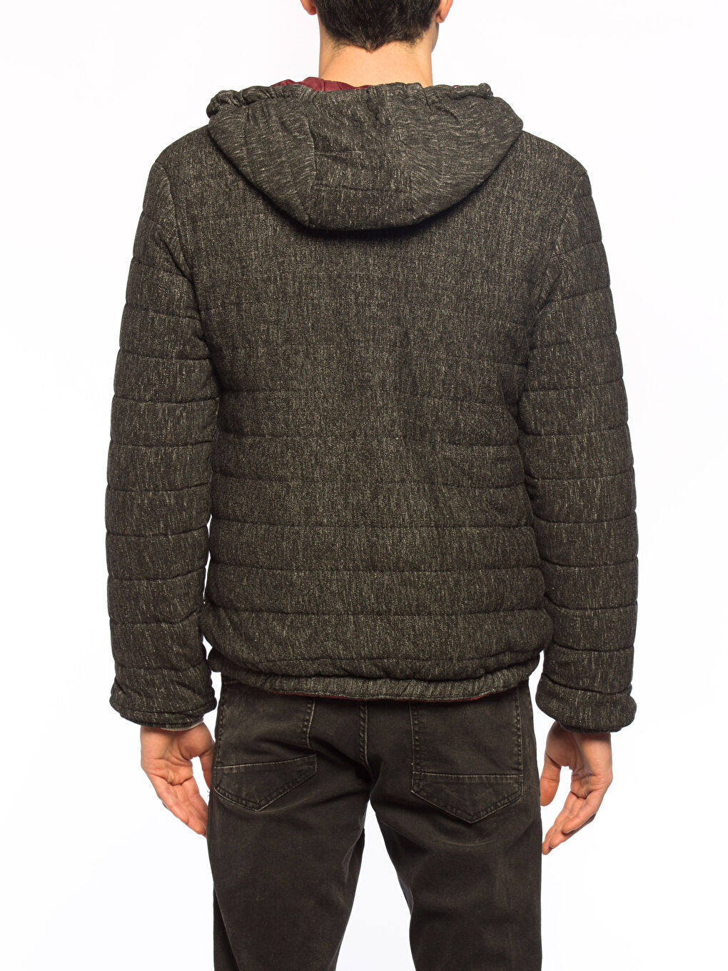 Man BORDEAUX Puffer Coat-3