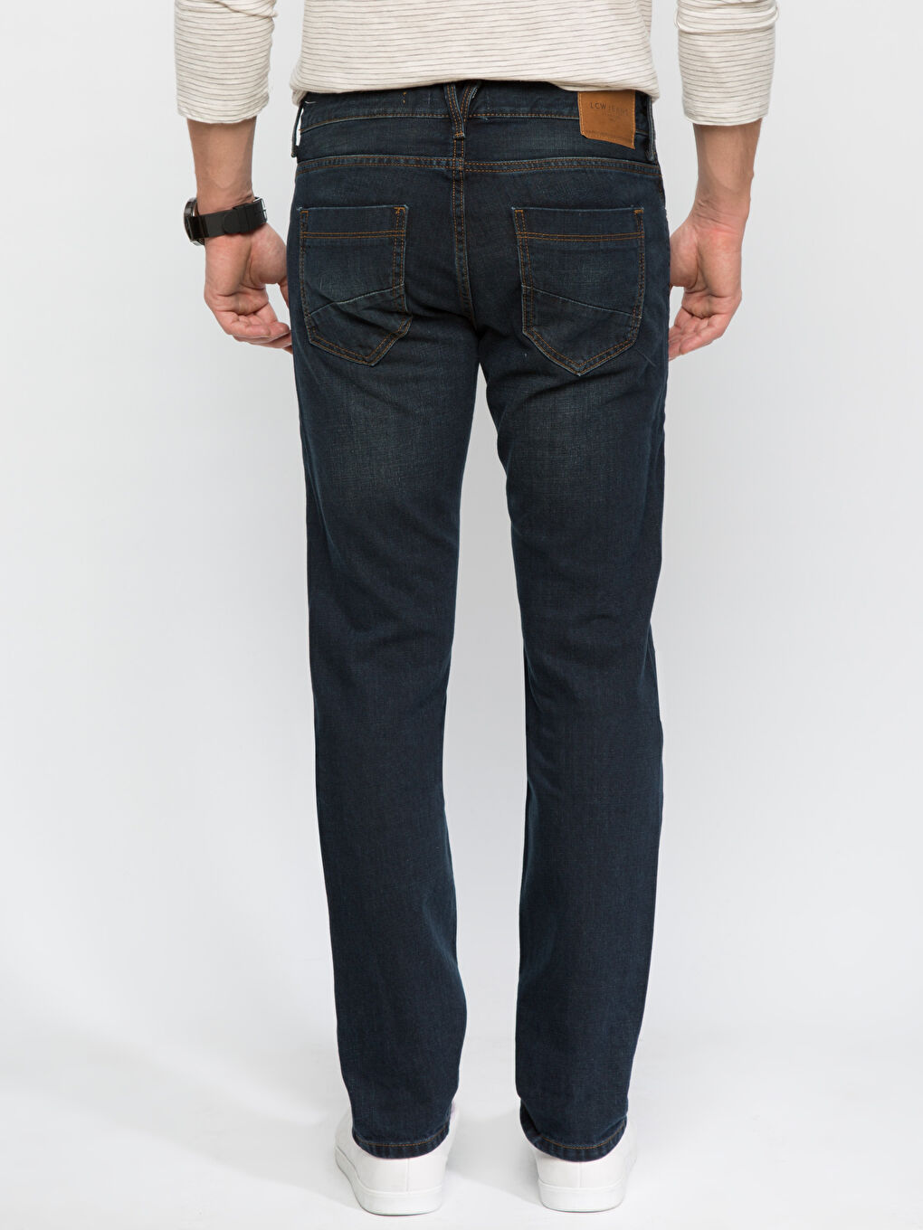 İndigo Koyu Rodeo Jean Pantolon-1