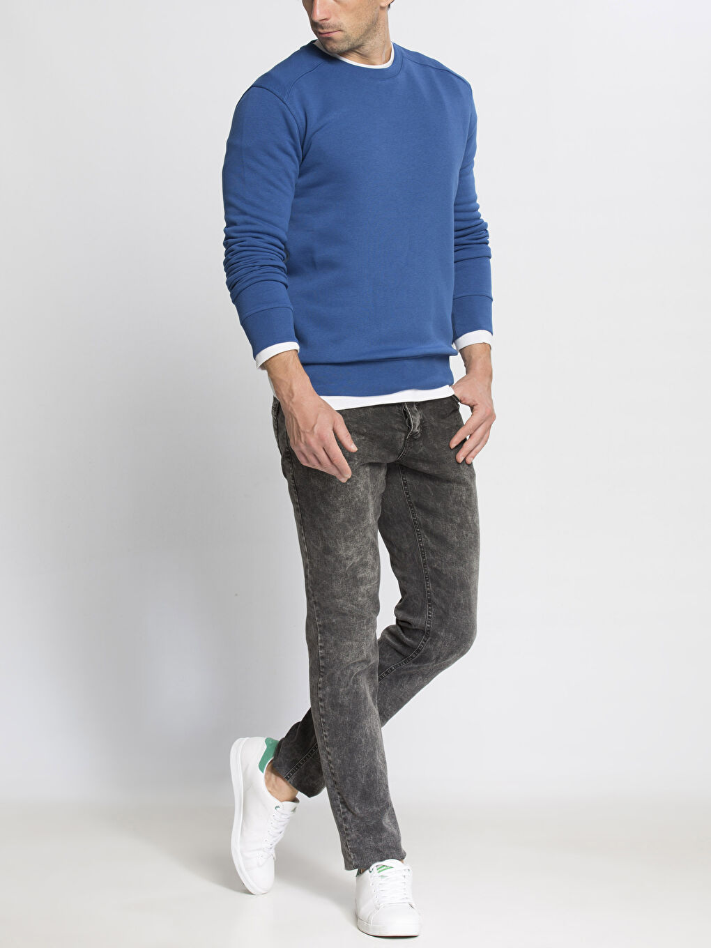 Saks Mavi Sweatshirt-2