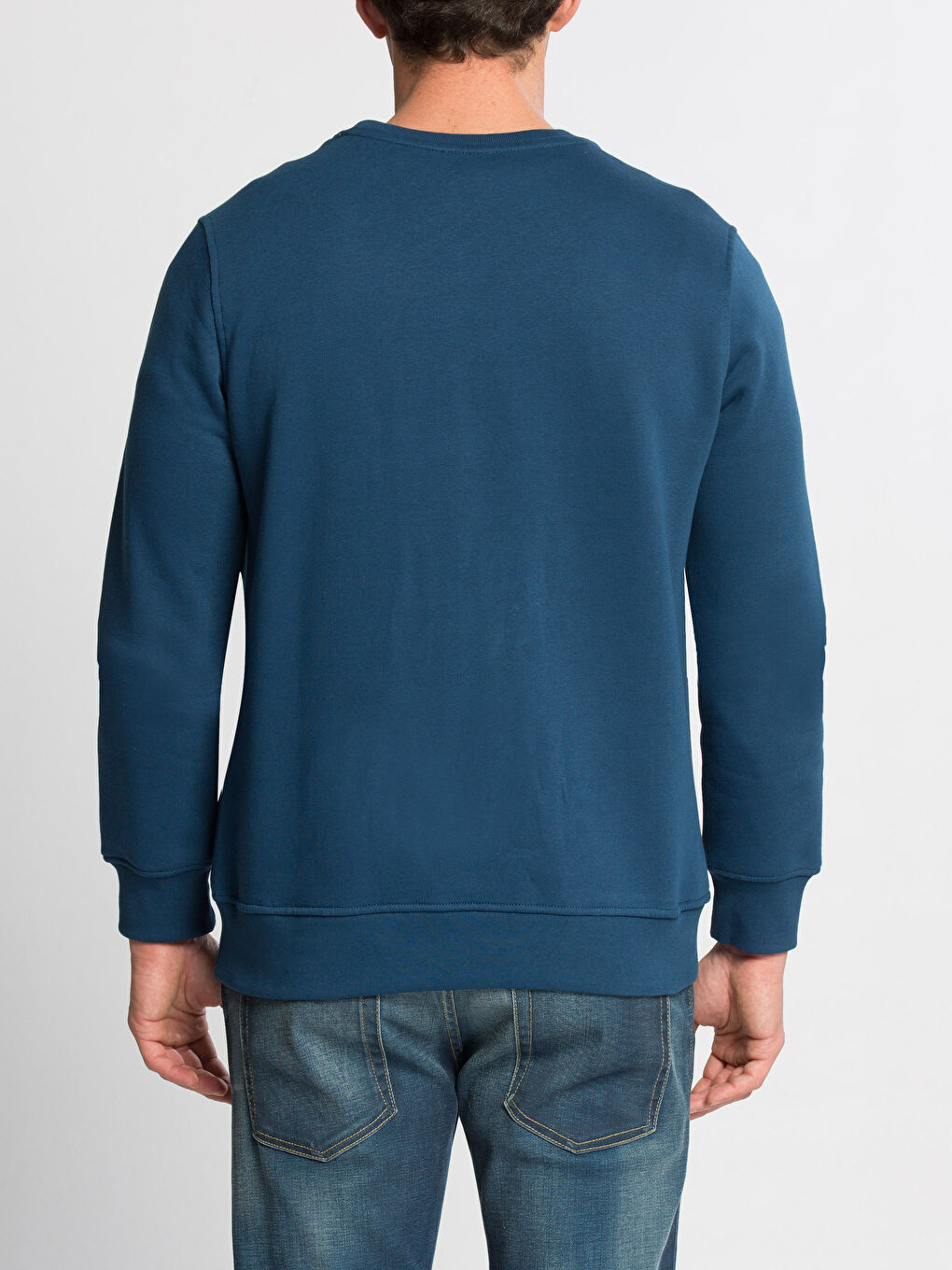 Lacivert Küllü Mavi Sweatshirt-1