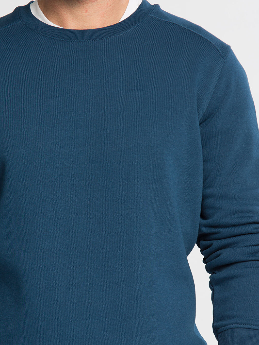 Lacivert Küllü Mavi Sweatshirt-3