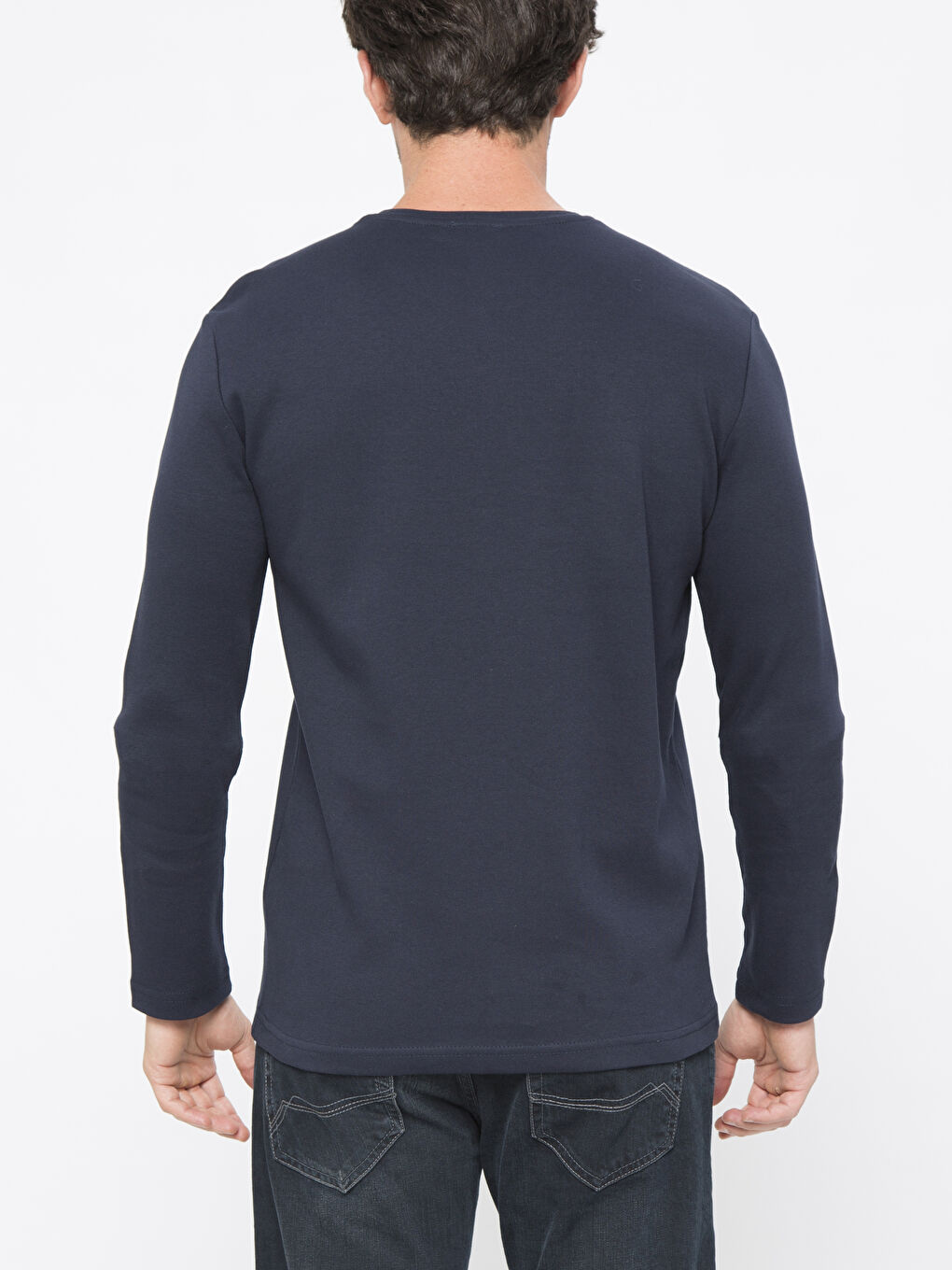 Koyu Lacivert Tişört-1