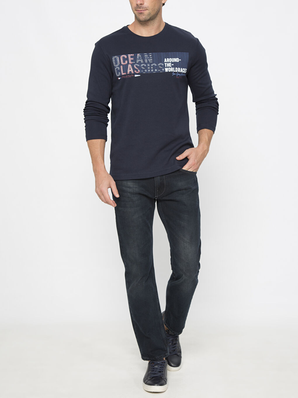 Koyu Lacivert Tişört-2