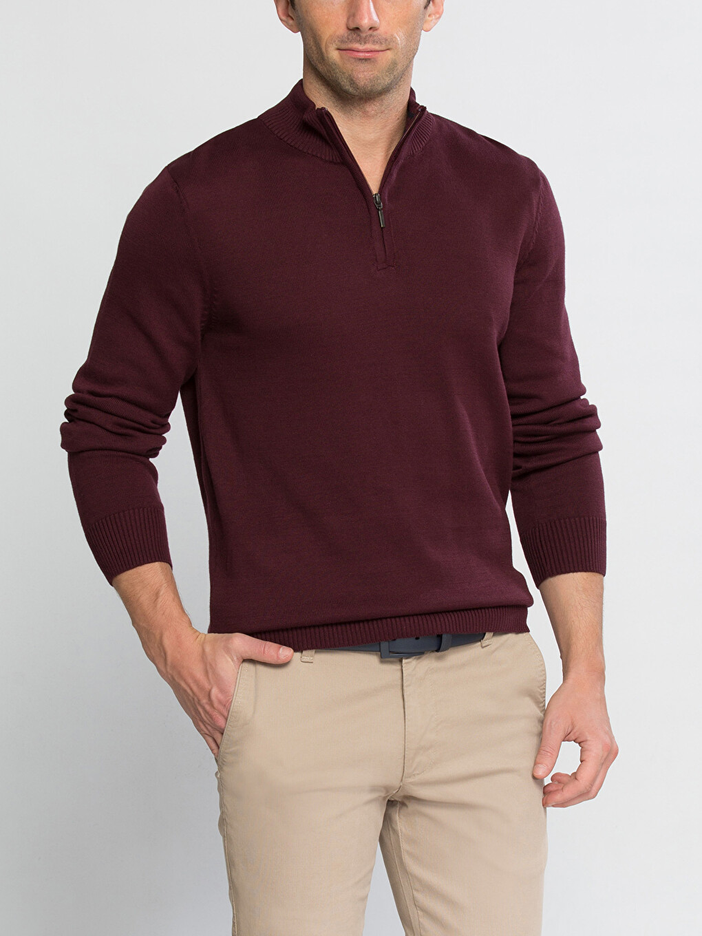 Man Bordeaux Sweater