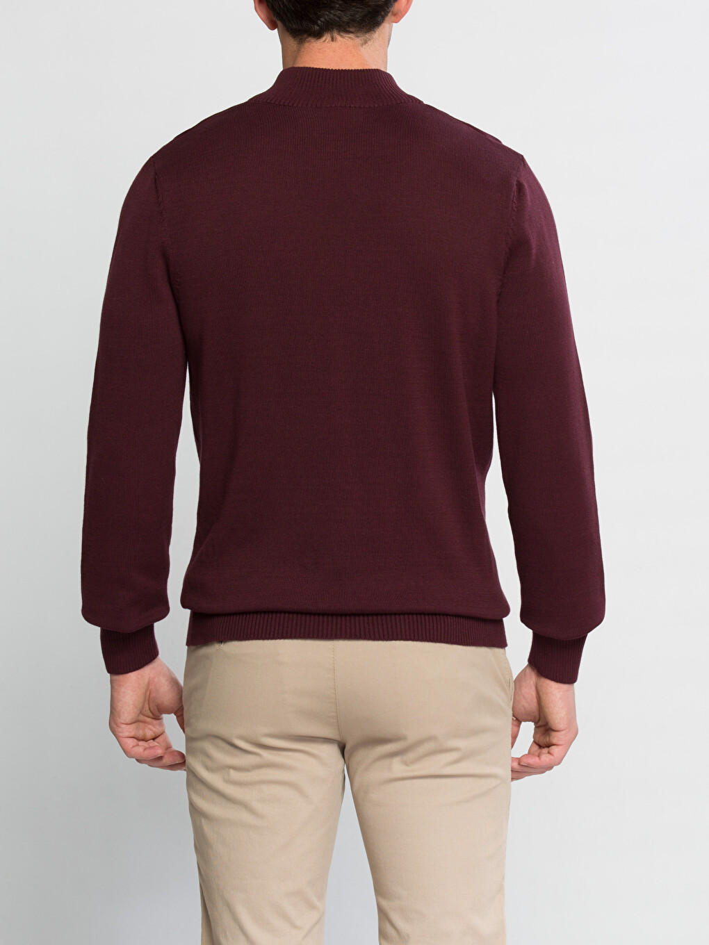 Man Bordeaux Sweater-1