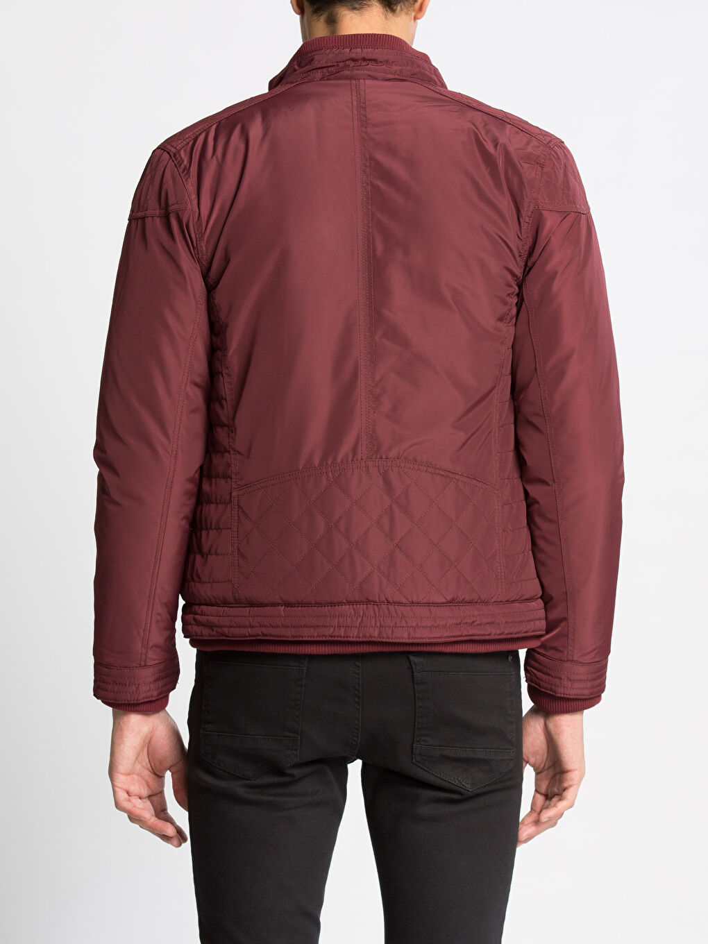 Bordo Şişme Mont-2