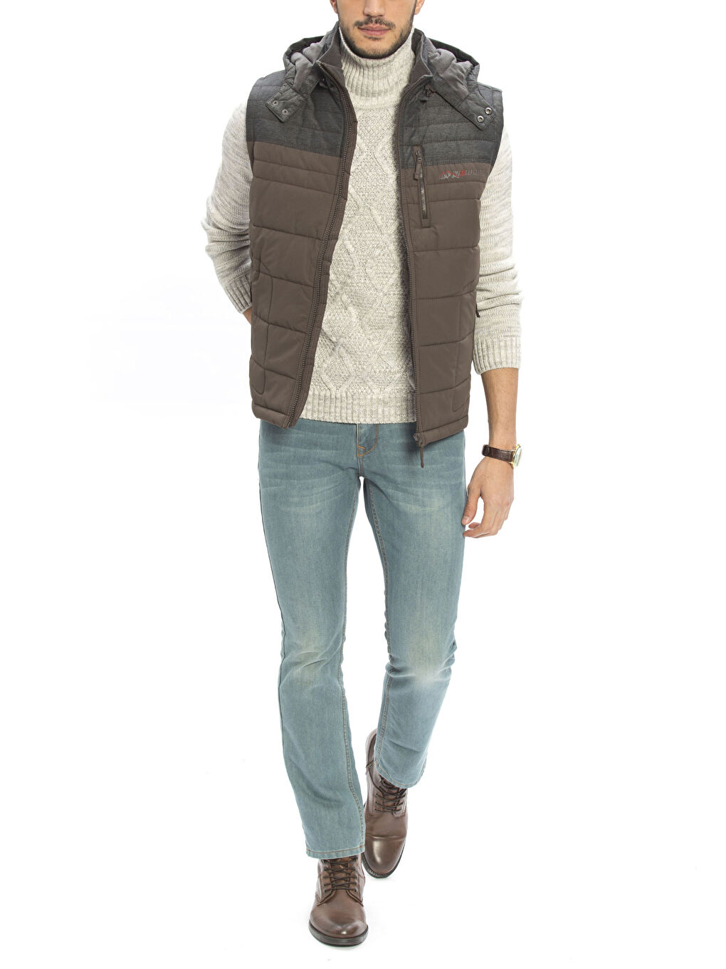 Vestă KAKI Bărbat-3