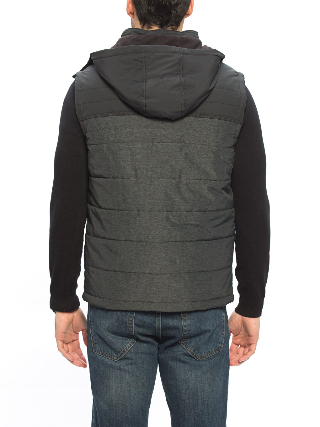 Man GREY Waistcoat-2