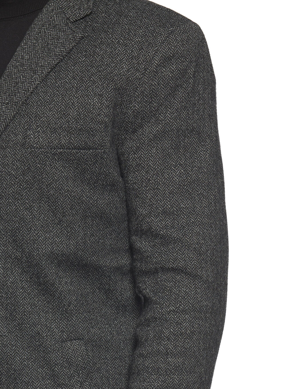 Antrasit Kaşe Kaban-4