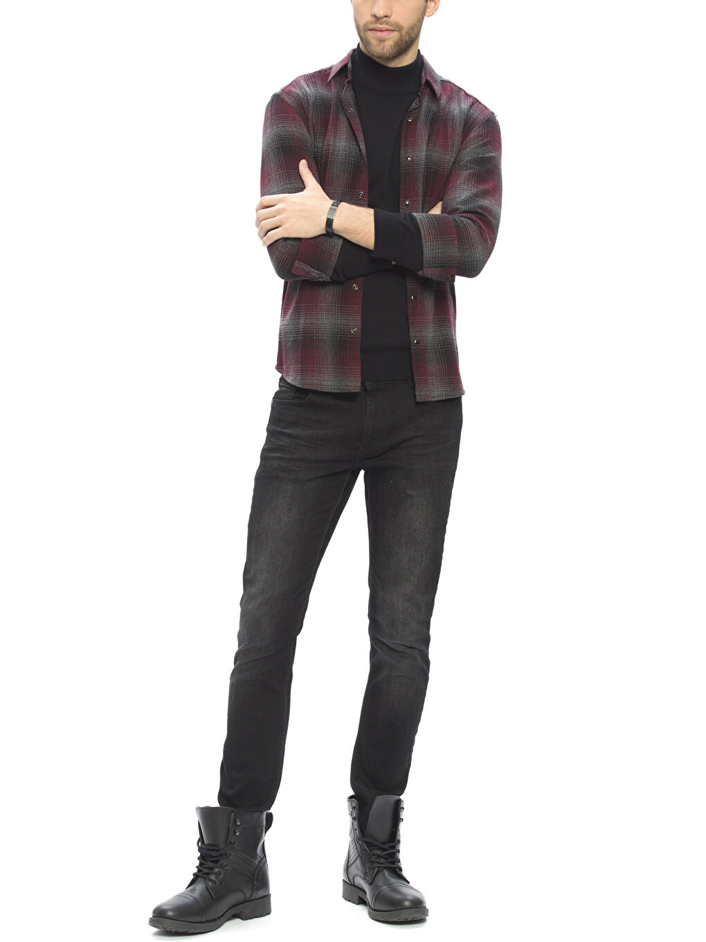 Man BORDEAUX Shirt-2