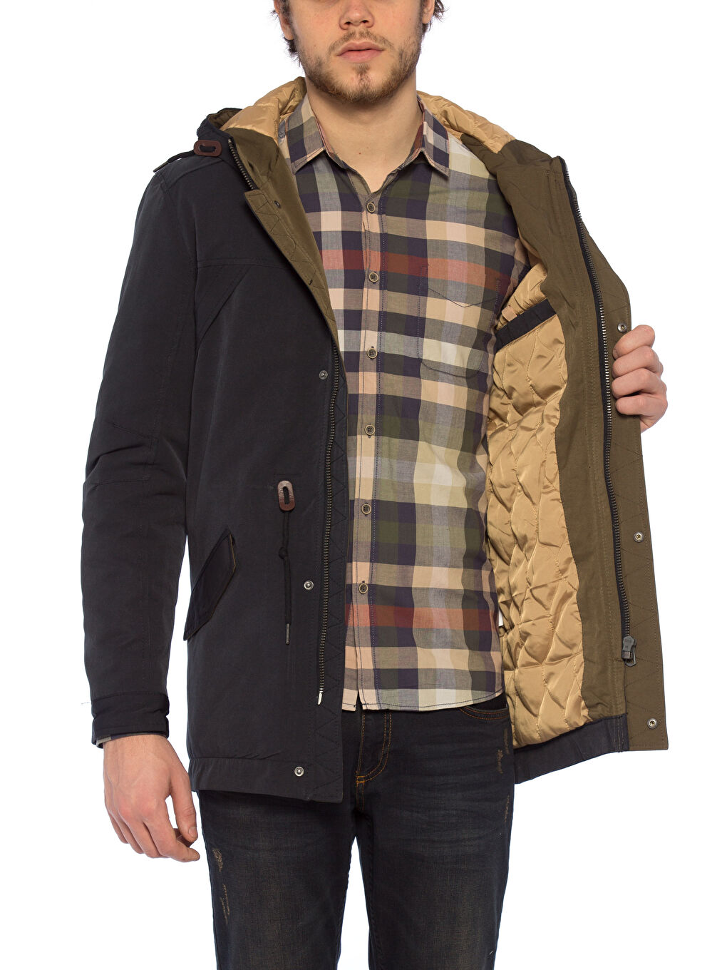 Siyah-Beyaz-Açık Pembe Mont-1