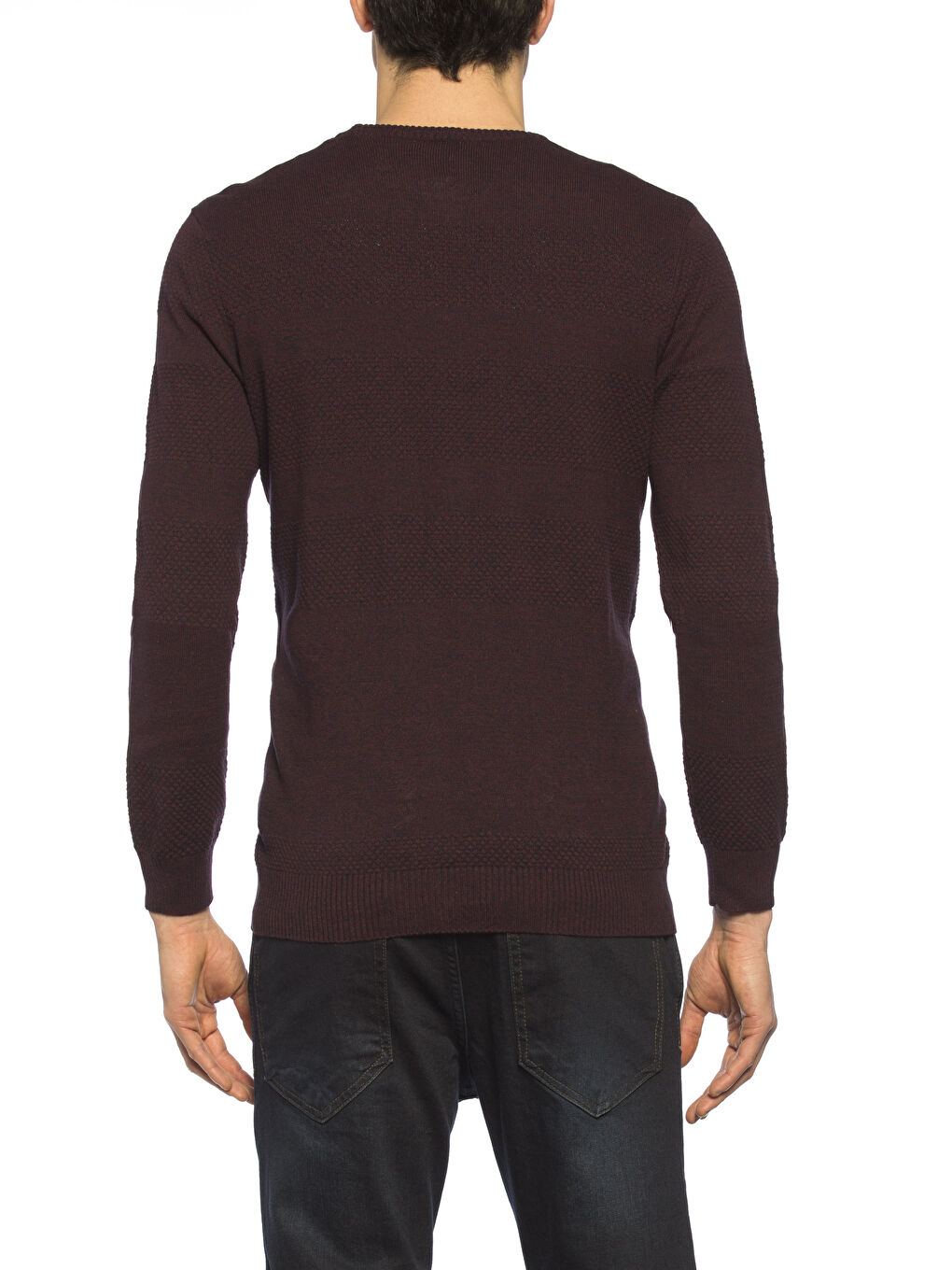 LCWAIKIKI Classic Man PLUM Sweater -6K7298Z8-E2Z