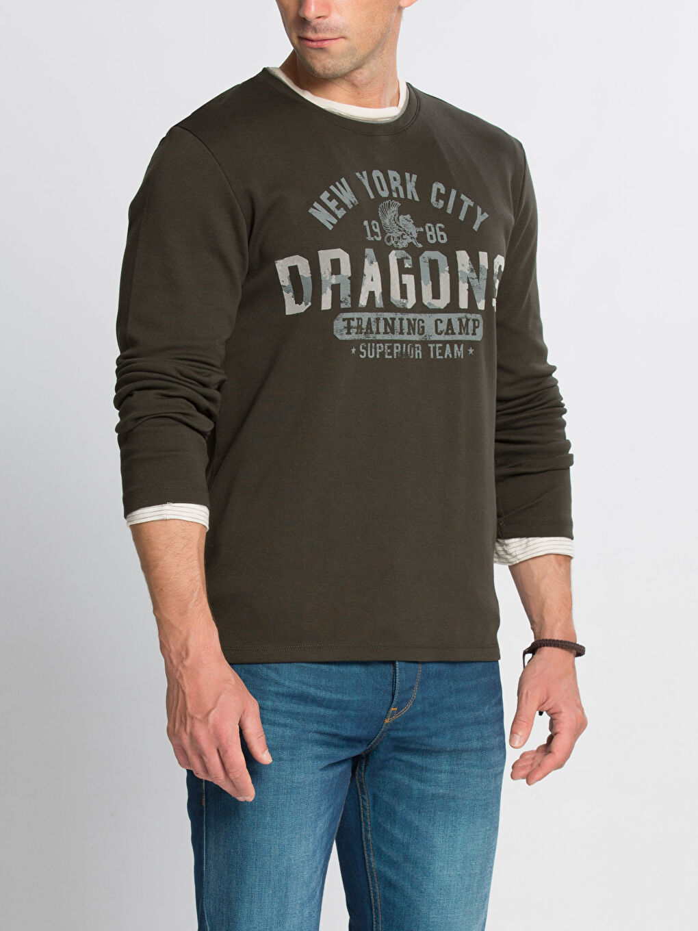 Asker Yeşili Sweatshirt