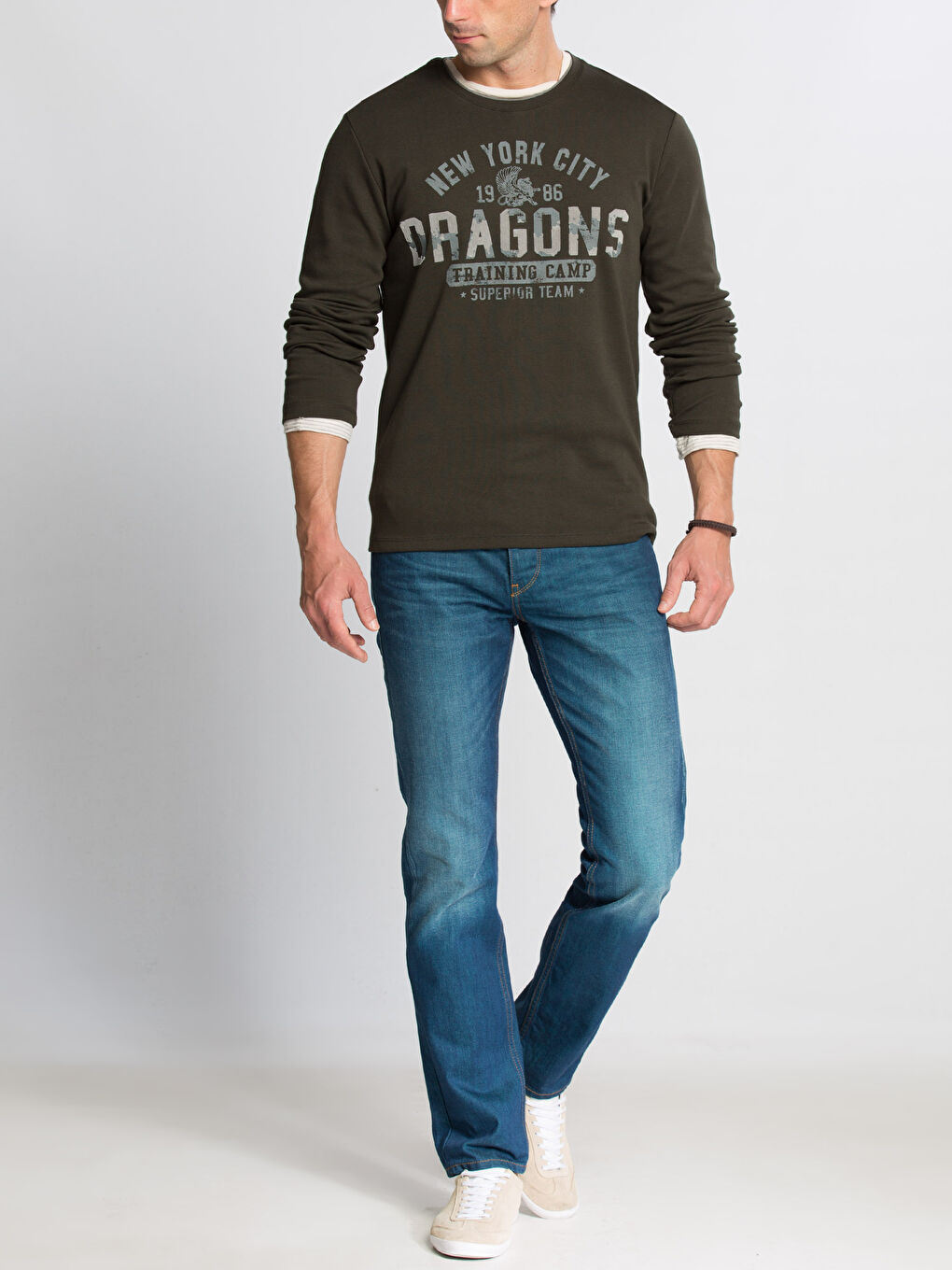 Asker Yeşili Sweatshirt-2