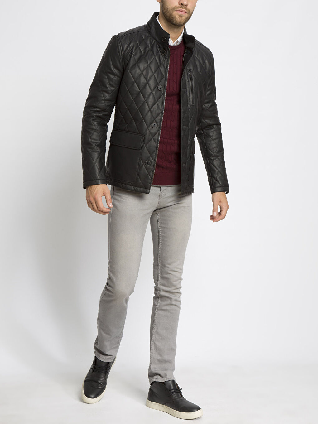 Siyah Şişme Mont-2