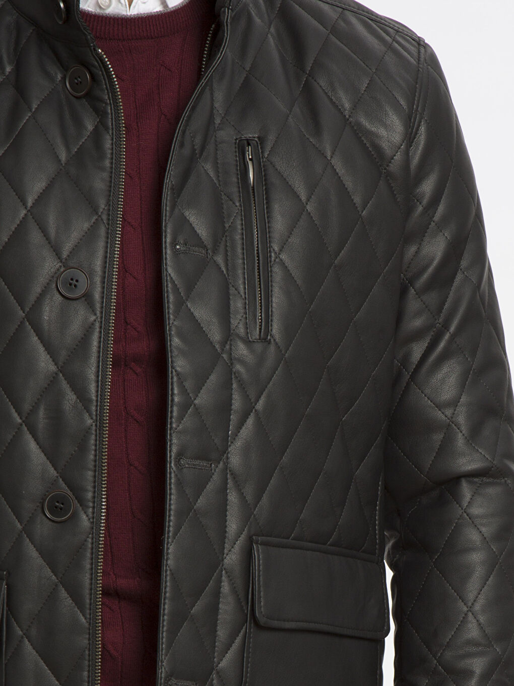 Siyah Şişme Mont-3