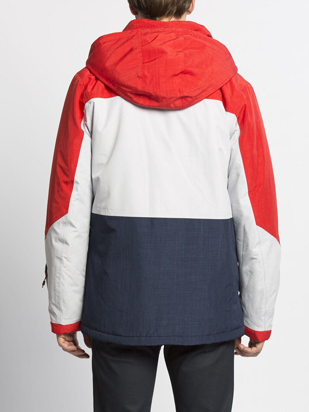 Kırmızı Melanj Şişme Mont-2