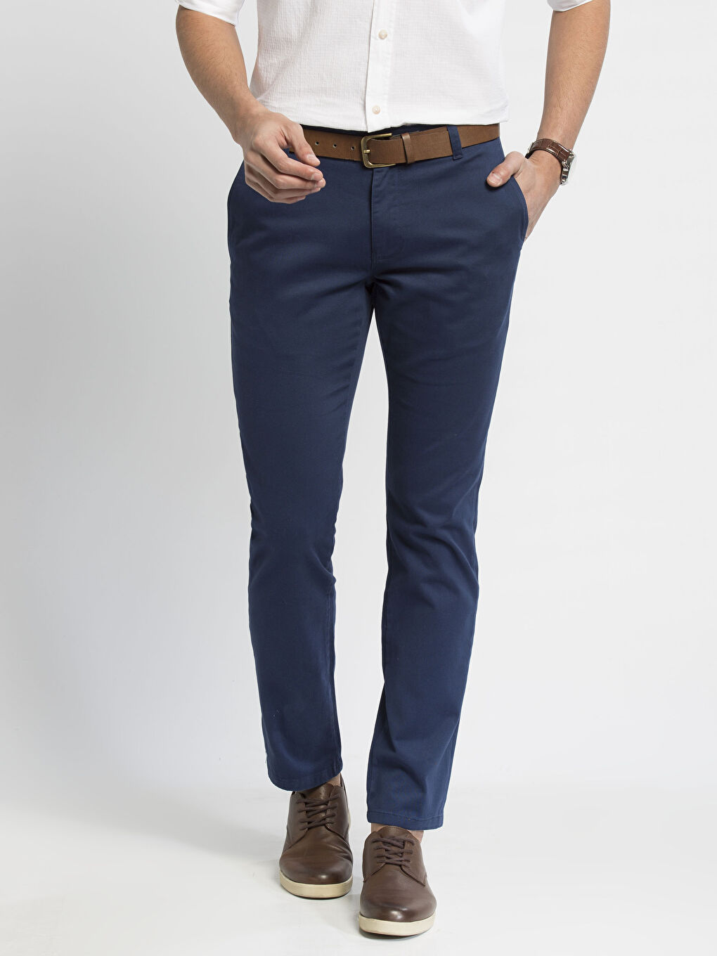 Pantalon chino MARINE Homme