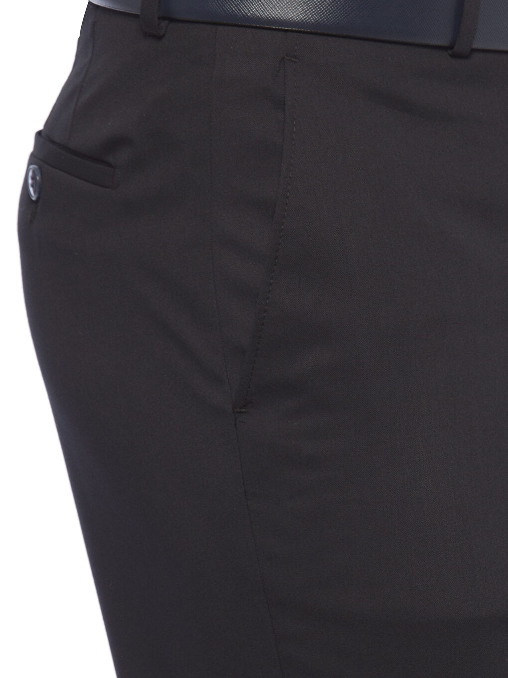 Koyu Lacivert Kumaş Pantolon-3