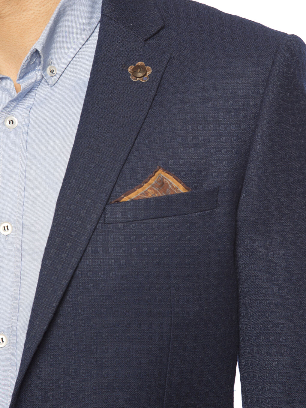 Siyah-Lacivert-Kırmızı Blazer Ceket-3