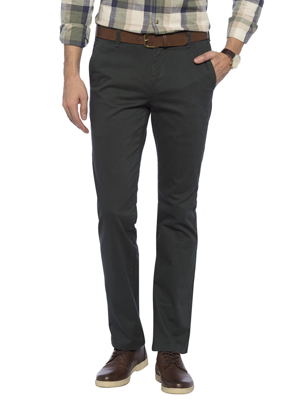 Koyu Yeşil Chino Pantolon