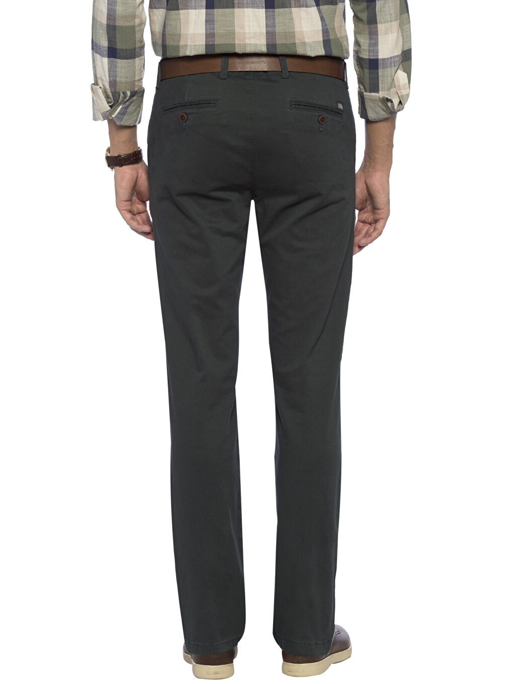 Koyu Yeşil Chino Pantolon-1
