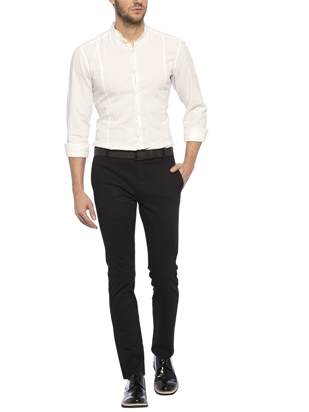Pantalon chino NOIR Homme-2