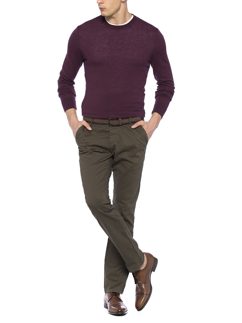Man KHAKI Trousers-2