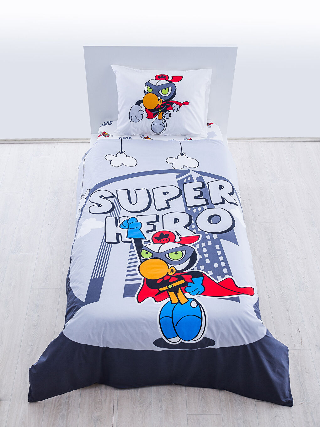 Karışık Baskılı Çocuk Nevresim Takımı-9