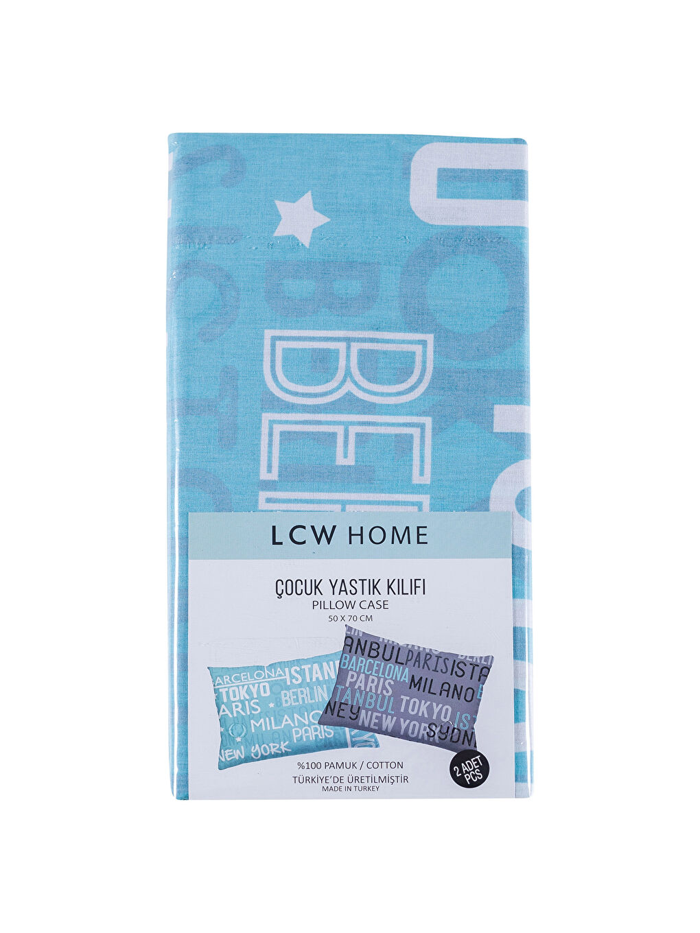 غطاء وسادة للأطفال أزرق فاتح-3