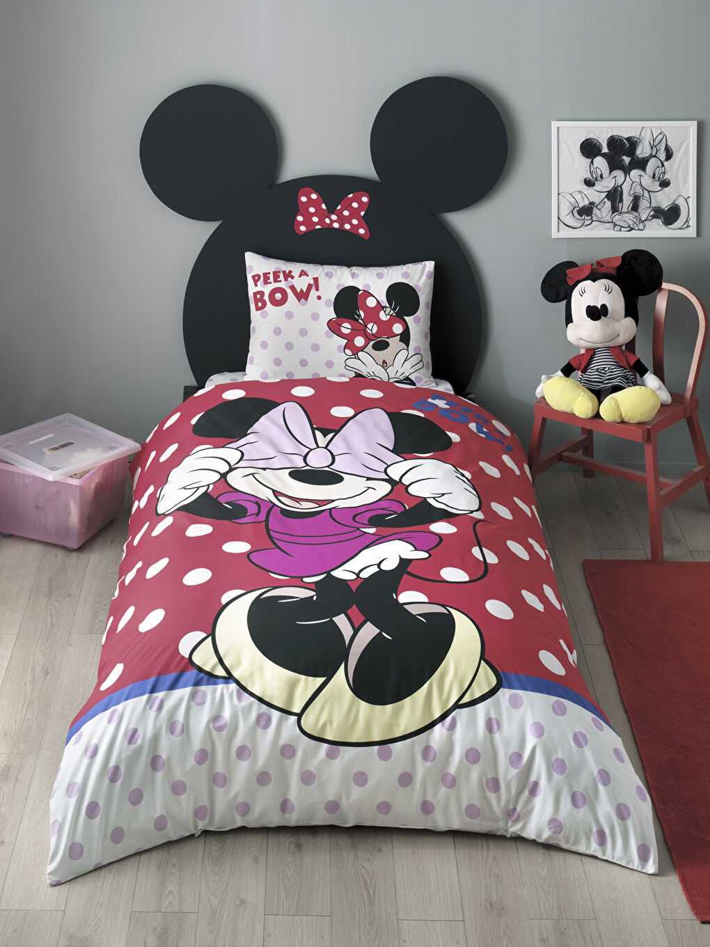 RED Kids' Duvet Cover Full Set